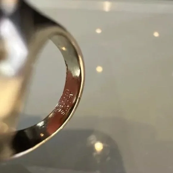 Alexis Bittar Green and Gold Statement Ring in sz 7 New No Tag - Picture 15 of 15